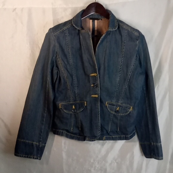The Limited Jackets & Blazers - The limited blue jean jacket 100 percent cotton size large y2k